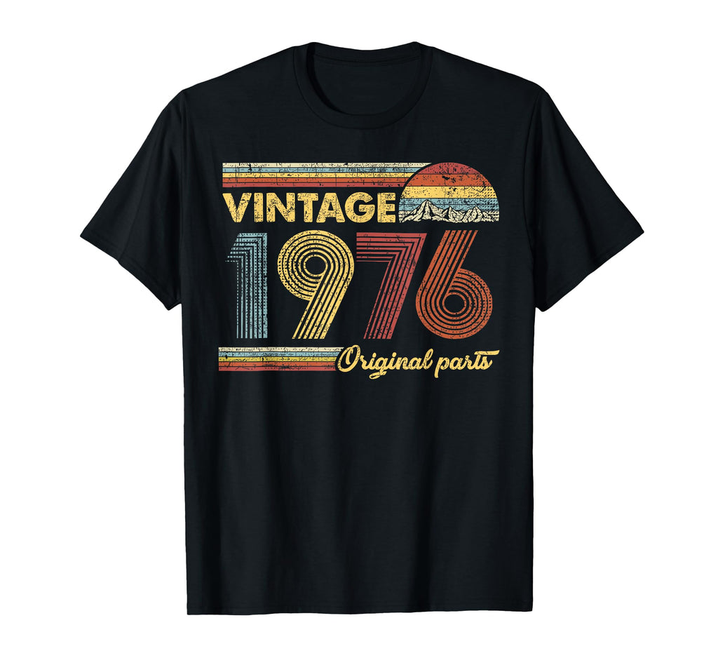 1976 Original Parts 50Th Birthday T-Shirt - Unique Graphic Men Women - T-Shirt, Sweatshirt, Hoodie