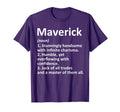Maverick Definition Personalized T-Shirt - Minimalist Print for Adults - T-Shirt, Sweatshirt, Hoodie