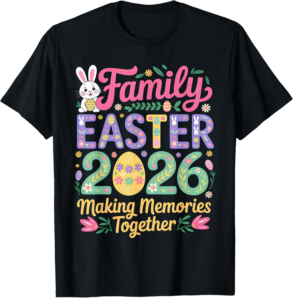 Family Easter Day 2026 Costume Matching - Adult & Kids T-Shirts, Sweatshirts & Hoodies apparel design preview 1