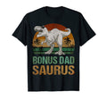 Bonus Dadsaurus Dinosaur Bonus Dad T-Shirt - Fun Novelty Design Unisex - T-Shirt, Sweatshirt, Hoodie