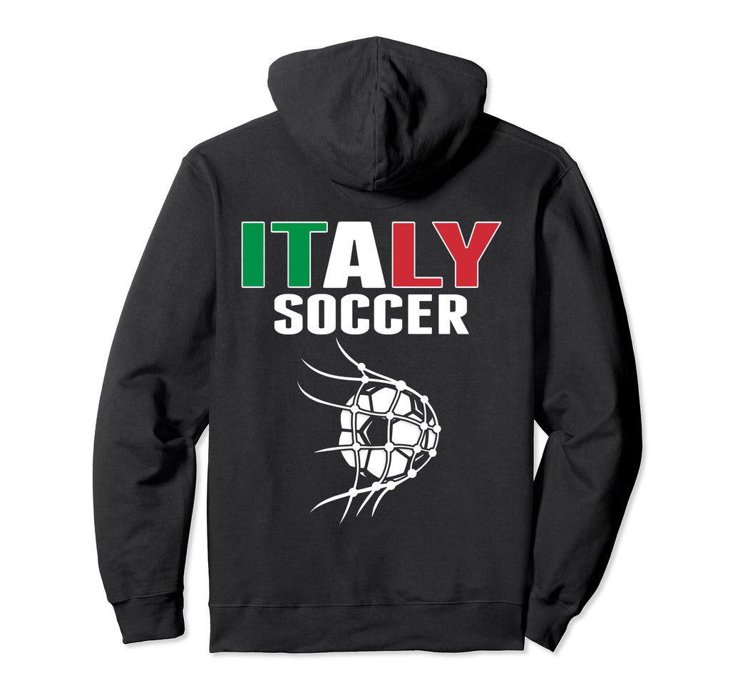 Italy Soccer Ball Net Goal Italian Hoodie - Aesthetic Graphic for Adults - T-Shirt, Sweatshirt, Hoodie