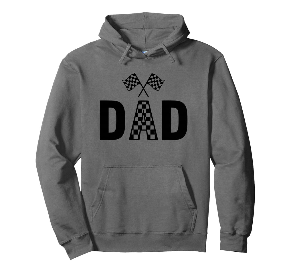 Race Dad Racing Car Bike Hoodie - Novelty Apparel for Adults - T-Shirt, Sweatshirt, Hoodie