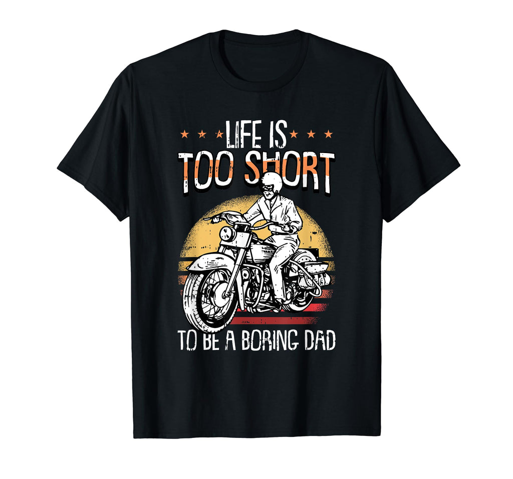Motorcycle Dad Biker Motorbike Riding T-Shirt - Novelty Apparel Unisex - T-Shirt, Sweatshirt, Hoodie