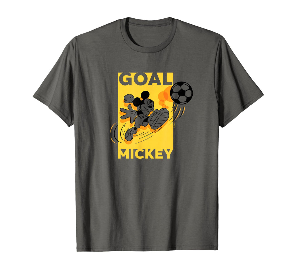 Mickey Playing Soccer Goal T-Shirt - Minimalist Print Men Women - T-Shirt, Sweatshirt, Hoodie
