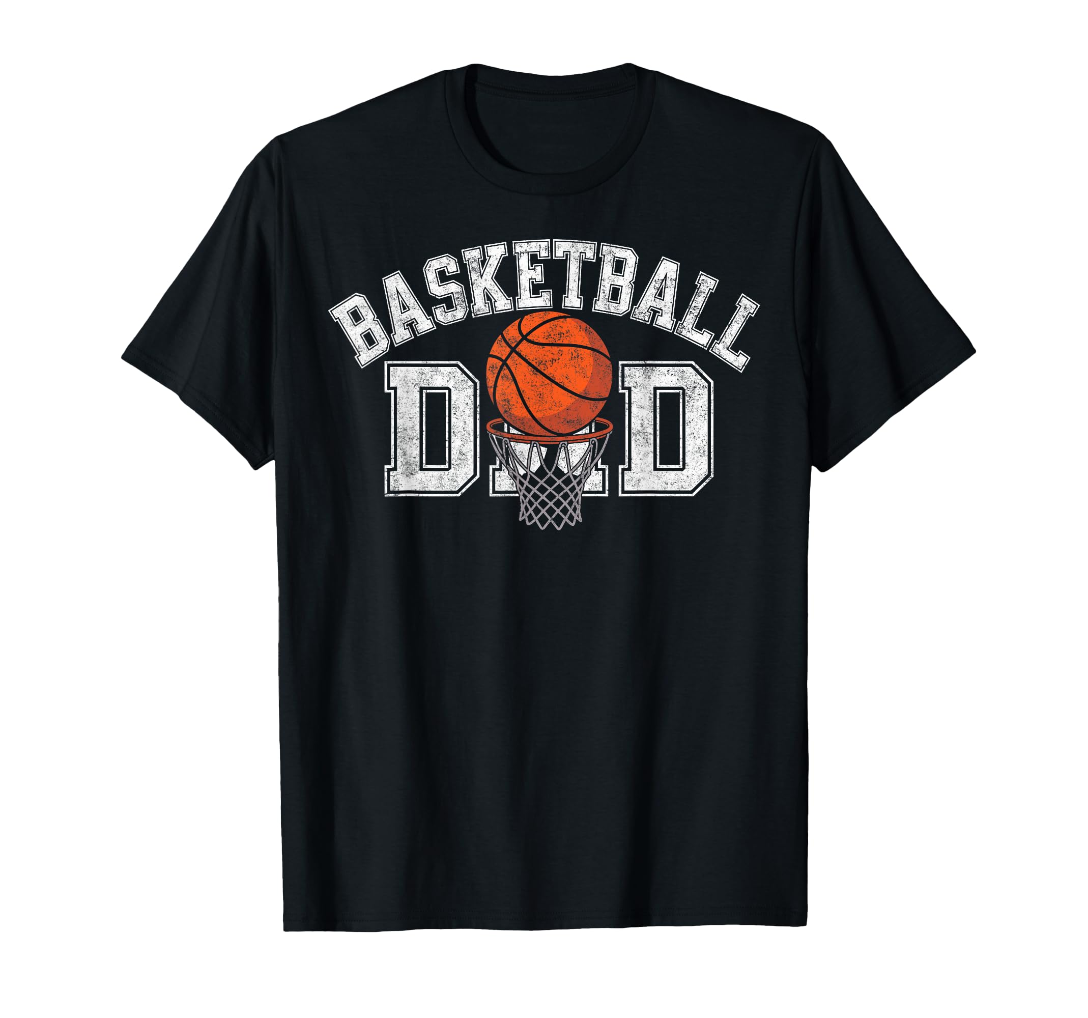 Basketball Player Dad Father Hoops T-Shirt - Minimalist Print for Adults - T-Shirt, Sweatshirt, Hoodie