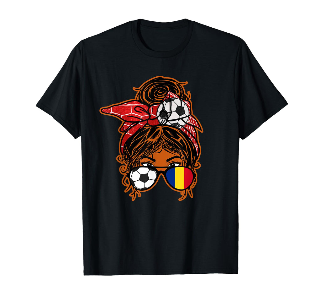 Messy Bun Hair Brown Skin Soccer T-Shirt - Aesthetic Graphic Men Women - T-Shirt, Sweatshirt, Hoodie