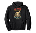 All Are Created Equal Biking Cyclist Hoodie - Minimalist Print for Adults - T-Shirt, Sweatshirt, Hoodie