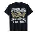 My Heart Is Forever Service To My Family T-Shirt - Streetwear Style Unisex - T-Shirt, Sweatshirt, Hoodie