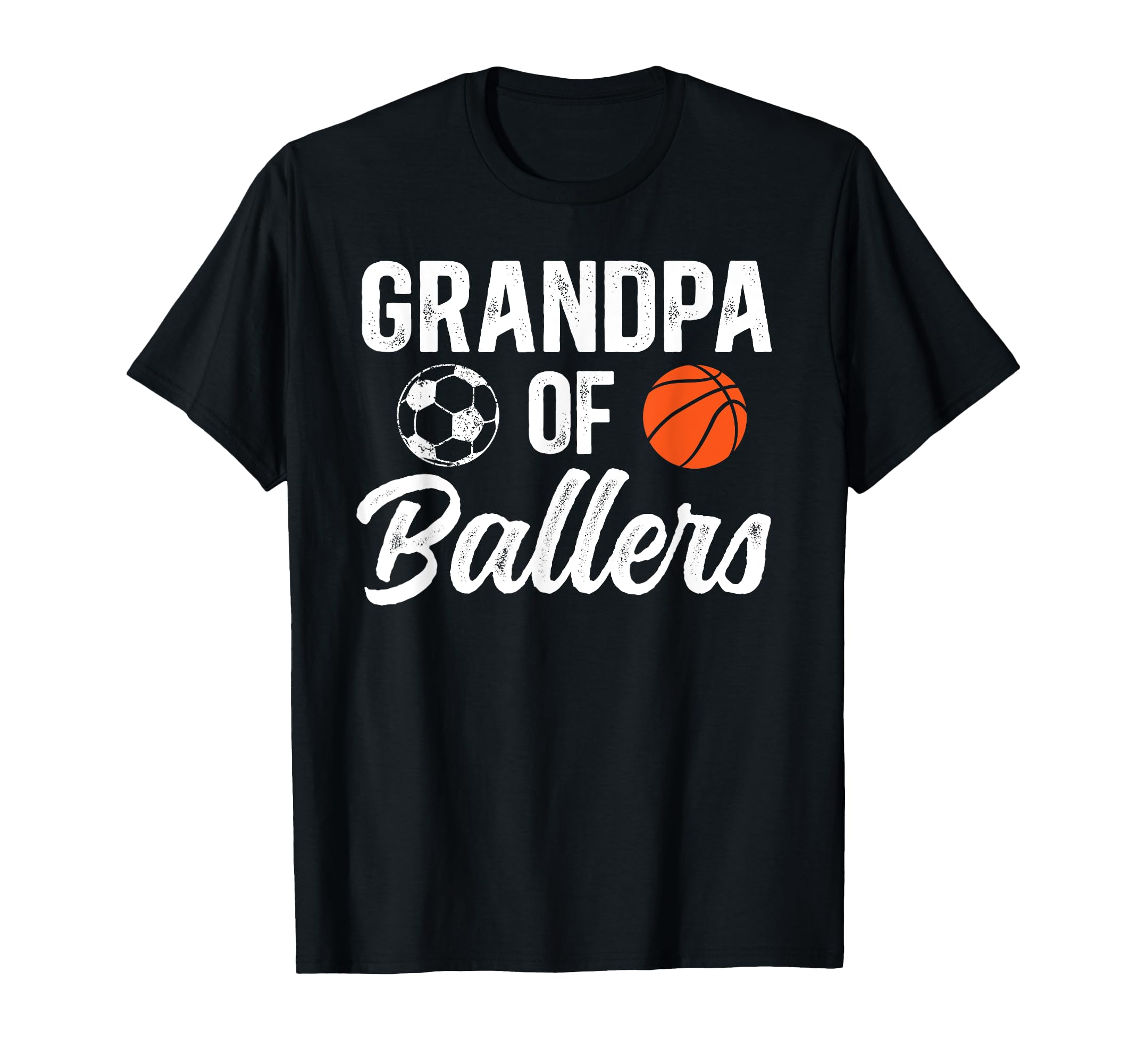 Grandpa Ballers Soccer Basketball Grandpa T-Shirt - Streetwear Style Unisex - T-Shirt, Sweatshirt, Hoodie