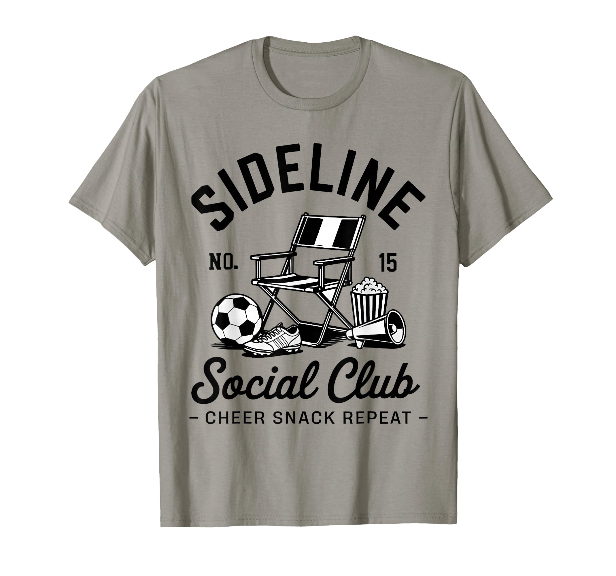 Sideline Social Club Soccer Mom Dad T-Shirt - Aesthetic Graphic Men Women - T-Shirt, Sweatshirt, Hoodie
