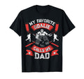 My Favorite Goalie Calls Me Dad Ice T-Shirt - Novelty Apparel Men Women - T-Shirt, Sweatshirt, Hoodie