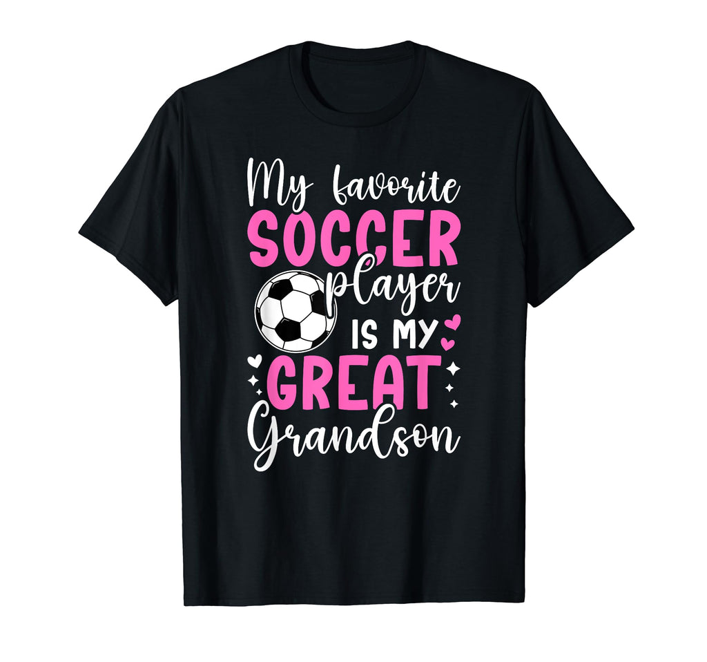 Proud Soccer Great Grandma Soccer T-Shirt - Graphic Print for Adults - T-Shirt, Sweatshirt, Hoodie