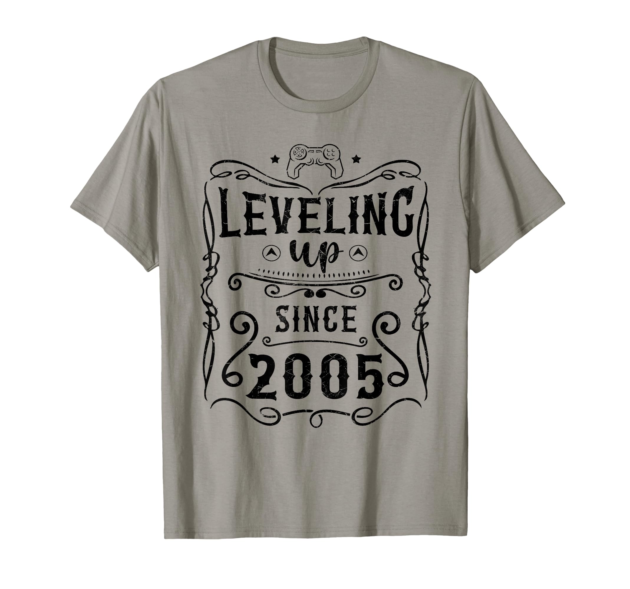 Born 2005 Leveling Up Since 2005 T-Shirt - Streetwear Style for Adults - T-Shirt, Sweatshirt, Hoodie
