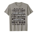 Mens Yes Im Lucky Dad I Have T-Shirt - Fun Novelty Design for Adults - T-Shirt, Sweatshirt, Hoodie