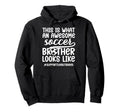 Awesome Soccer Brother Soccer Player Hoodie - Streetwear Style Men Women - T-Shirt, Sweatshirt, Hoodie