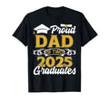 Proud Dad Two 2025 Graduates Twins T-Shirt - Streetwear Style for Adults - T-Shirt, Sweatshirt, Hoodie