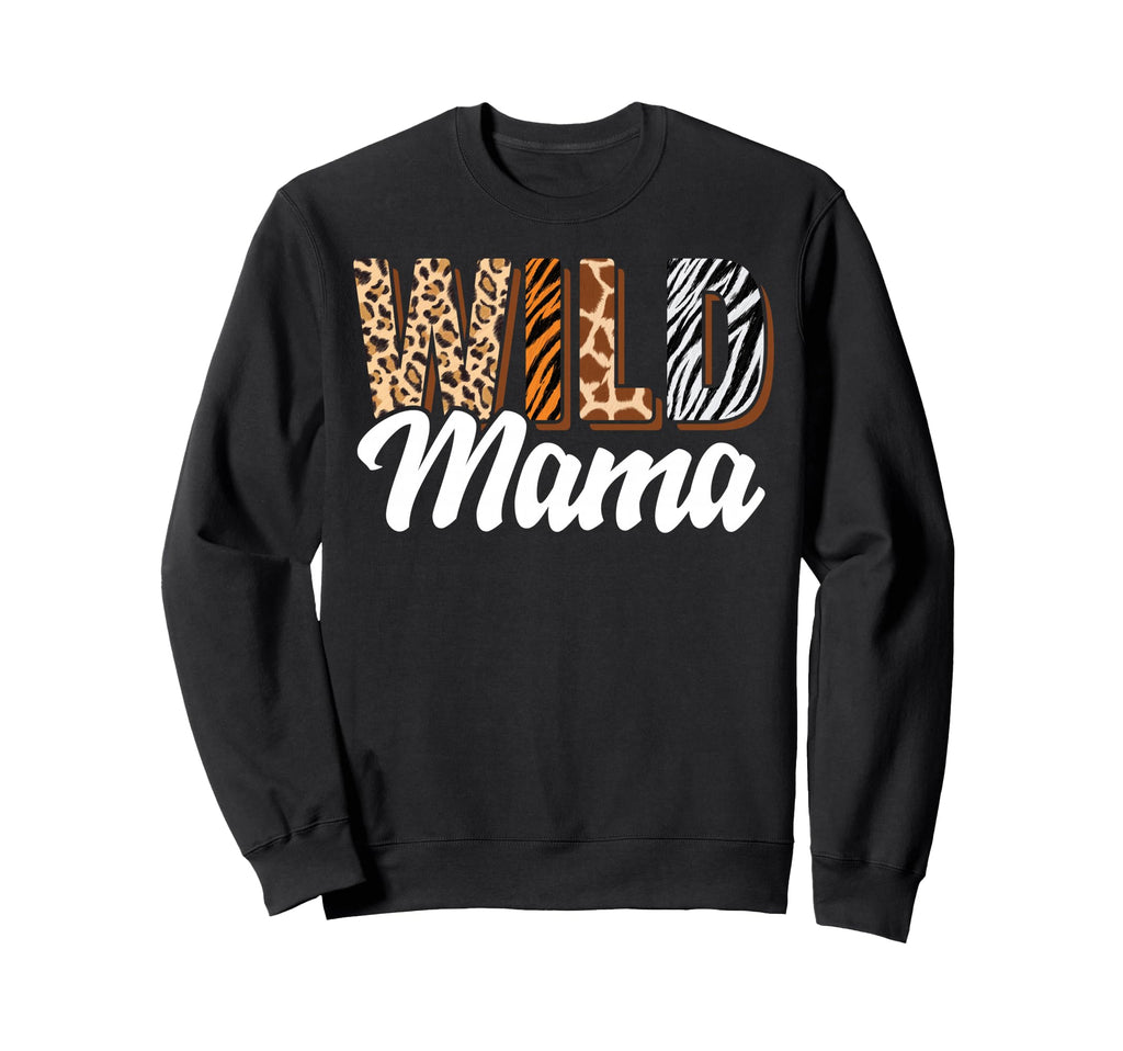 Wild Mama Zoo Born Two Be Wild B Day Sweatshirt - Trendy Graphic Men Women - T-Shirt, Sweatshirt, Hoodie