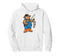 Fishing Lover Fisherman Bear Tackle Hoodie - Casual Everyday Wear Unisex - T-Shirt, Sweatshirt, Hoodie