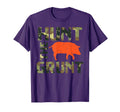 Camo Hunt Grunt Hog Wild Boar Hunting Hunt T-Shirt - Unique Graphic Unisex - T-Shirt, Sweatshirt, Hoodie
