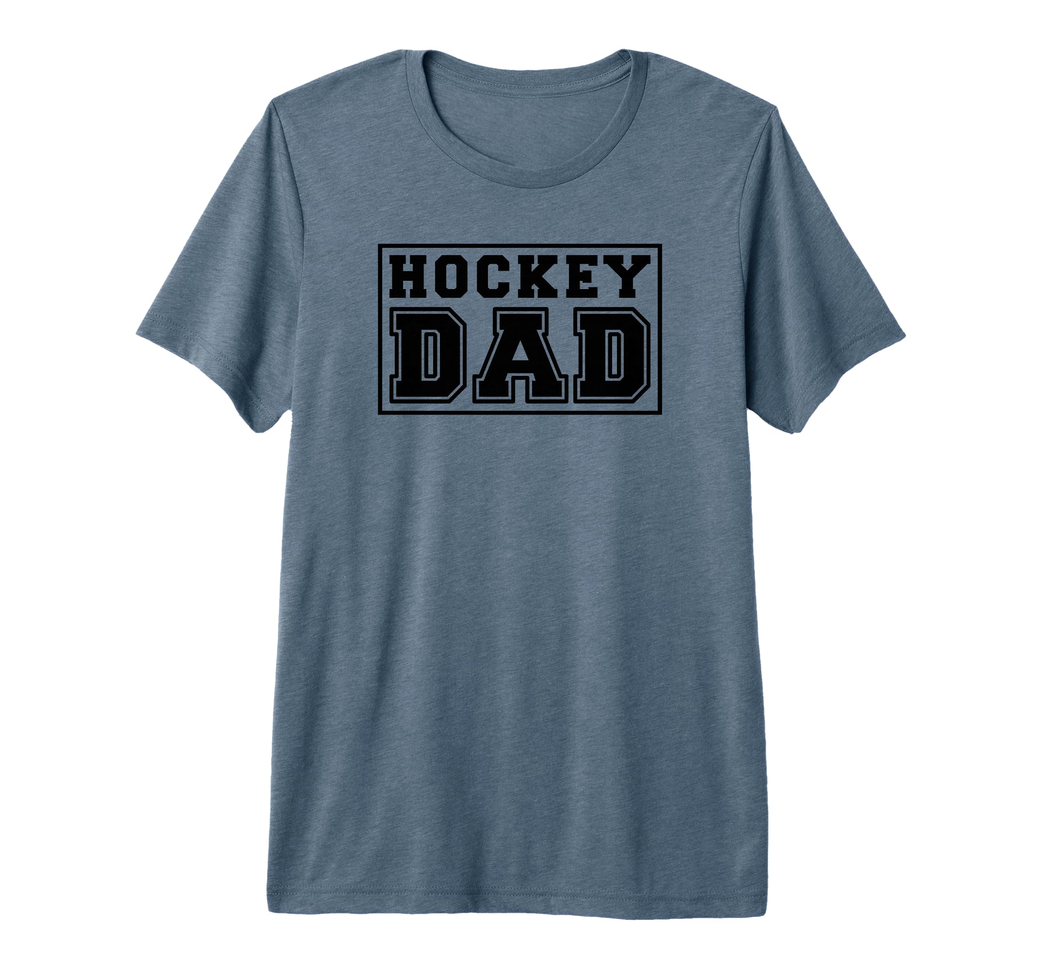 Hockey Dad Funny Hockey Tri Blend T-Shirt - Novelty Apparel Unisex - T-Shirt, Sweatshirt, Hoodie