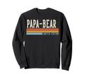 Papa Bear Grandpa Fathers Day Sweatshirt - Unique Graphic Unisex - T-Shirt, Sweatshirt, Hoodie
