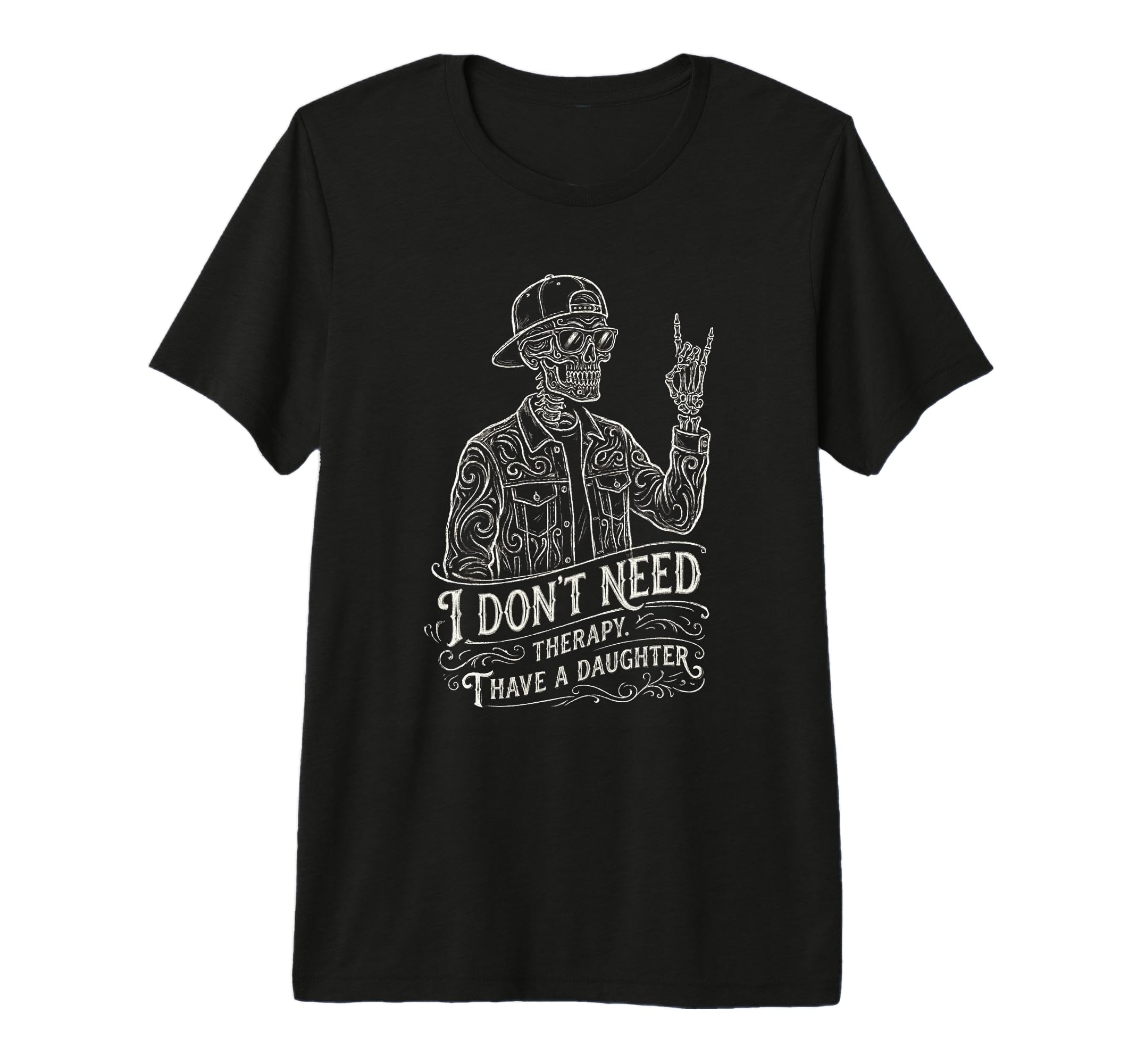 Skeleton Dad Daughter Matching T-Shirt - Aesthetic Graphic for Adults - T-Shirt, Sweatshirt, Hoodie