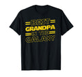 Best Grandpa Galaxy Funny Fathers Day T-Shirt - Custom Art Print Unisex - T-Shirt, Sweatshirt, Hoodie