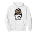 Mom Life Messy Bun Hair Funny Soccer Hoodie - Streetwear Style Men Women - T-Shirt, Sweatshirt, Hoodie