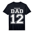 Number 12 Custom Proud Soccer Futbol T-Shirt - Novelty Apparel Men Women - T-Shirt, Sweatshirt, Hoodie