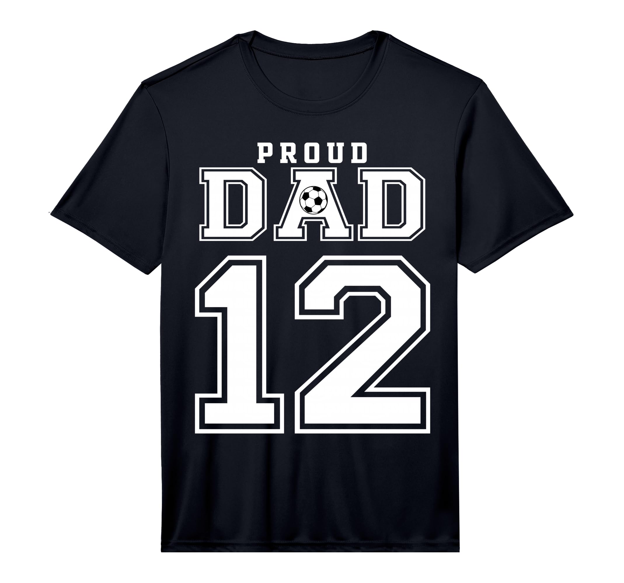Number 12 Custom Proud Soccer Futbol T-Shirt - Novelty Apparel Men Women - T-Shirt, Sweatshirt, Hoodie