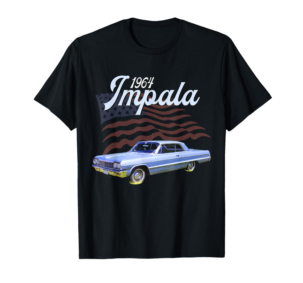 1964 64 Impala Old School Muscle Car Hot T-Shirt - Graphic Print Men Women - T-Shirt, Sweatshirt, Hoodie