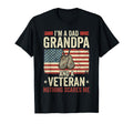 Im Dad Grandpa And Veteran Nothing T-Shirt - Minimalist Print Unisex - T-Shirt, Sweatshirt, Hoodie