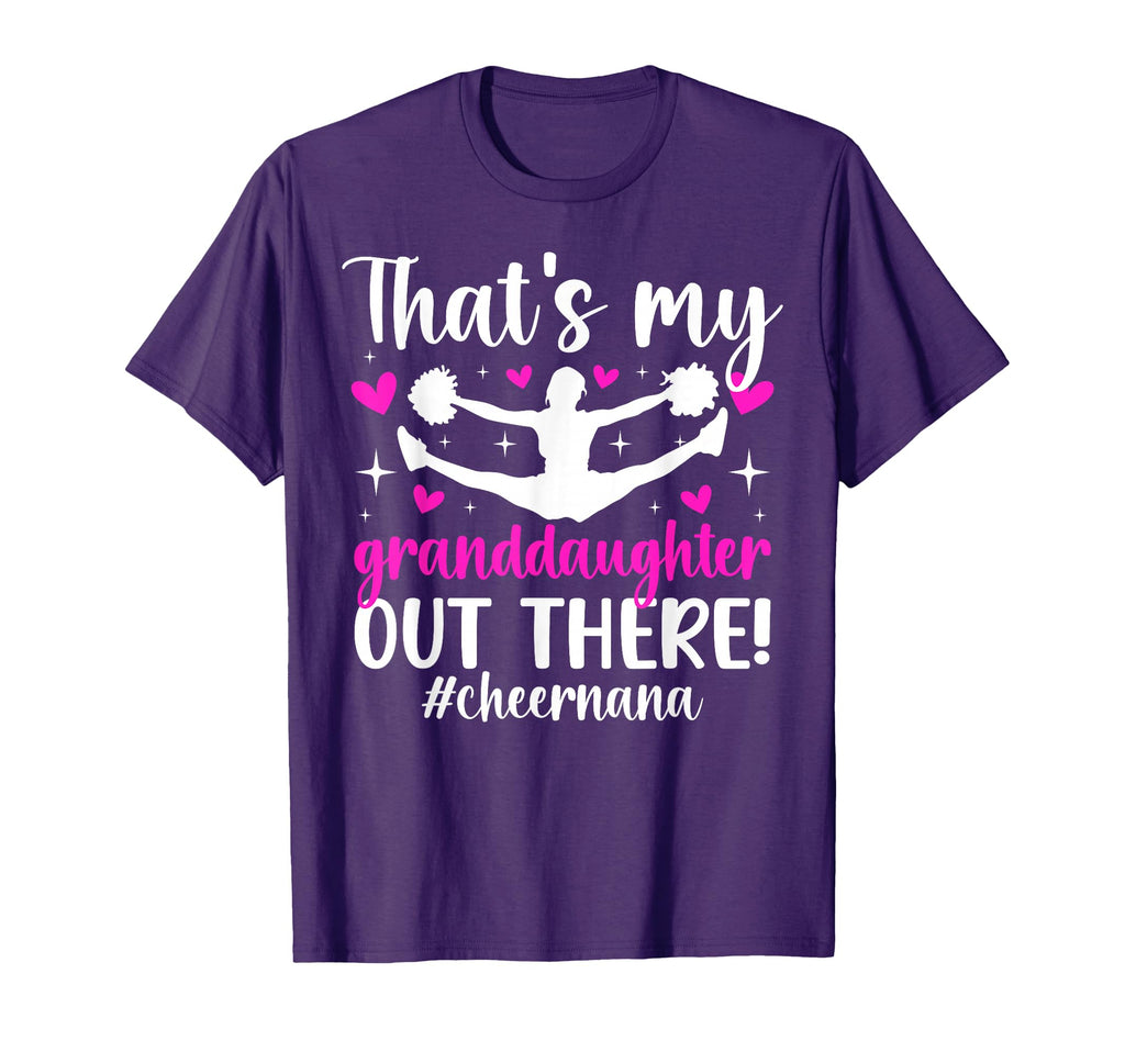 My Granddaughter Cheer Nana Cheerleader T-Shirt - Trendy Graphic Men Women - T-Shirt, Sweatshirt, Hoodie