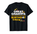Great Grandpa Birthday Crew T-Shirt - Aesthetic Graphic Men Women - T-Shirt, Sweatshirt, Hoodie