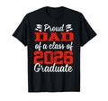 Proud Dad Class 2026 Graduate T-Shirt - Graphic Print for Adults - T-Shirt, Sweatshirt, Hoodie