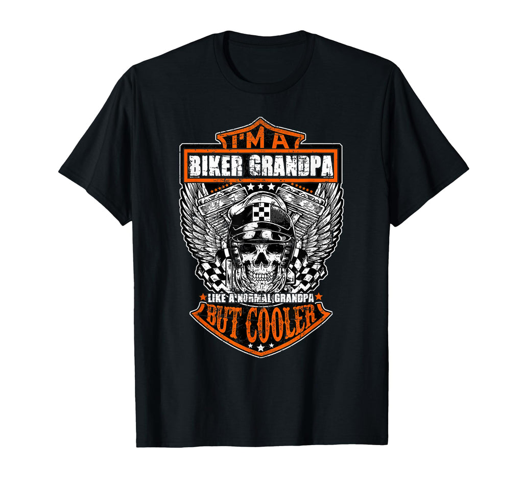 Im Biker Grandpa Like Normal Grandpa T-Shirt - Trendy Graphic for Adults - T-Shirt, Sweatshirt, Hoodie