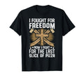 Now I Fight Last Slice Pizza Veteran Dad T-Shirt - Trendy Graphic Men Women - T-Shirt, Sweatshirt, Hoodie
