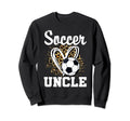 Soccer Uncle Leopard Heart Matching Sweatshirt - Graphic Print Men Women - T-Shirt, Sweatshirt, Hoodie