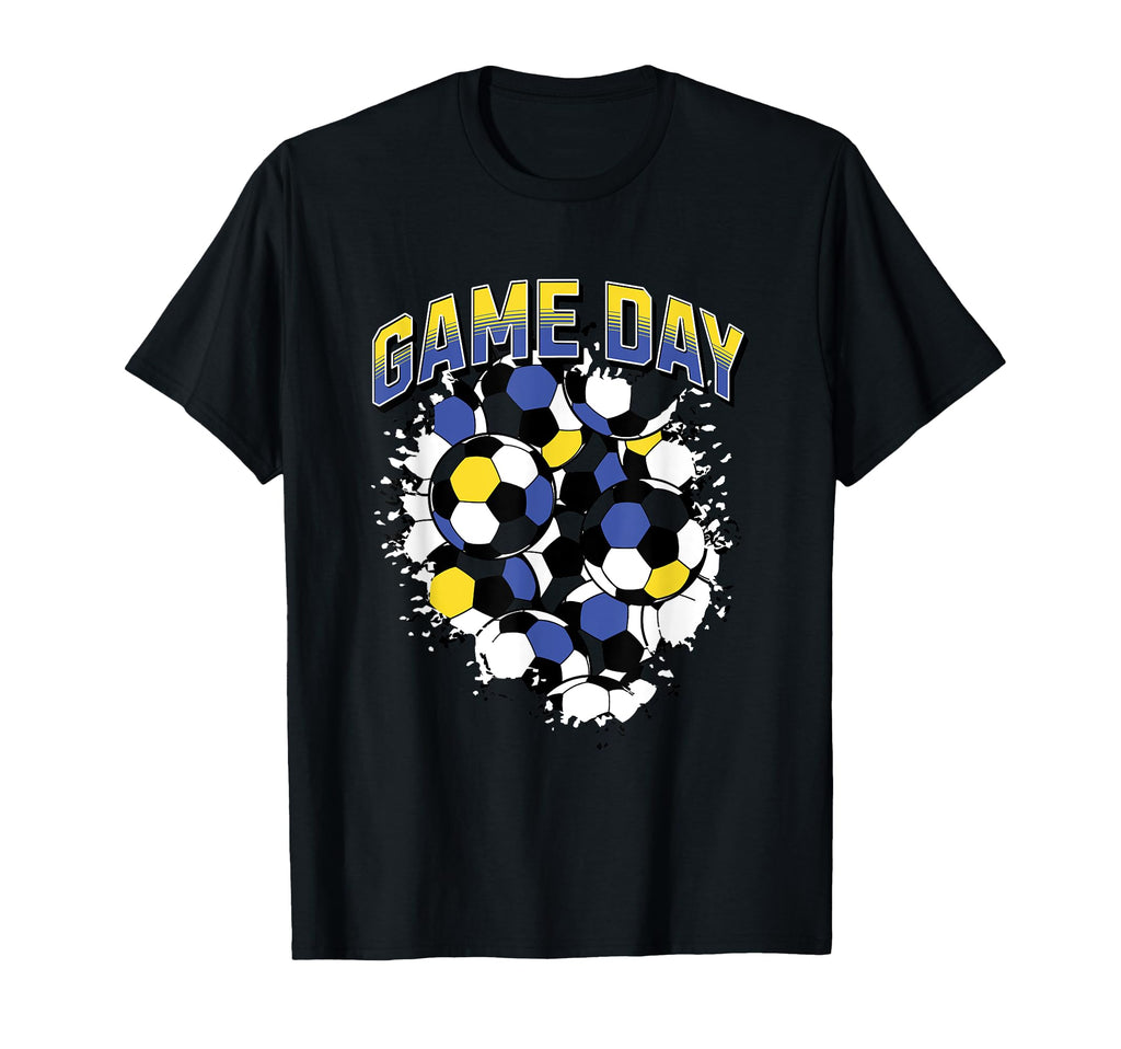 Game Day Soccer Football Sports Fan Art T-Shirt - Custom Art Print Unisex - T-Shirt, Sweatshirt, Hoodie
