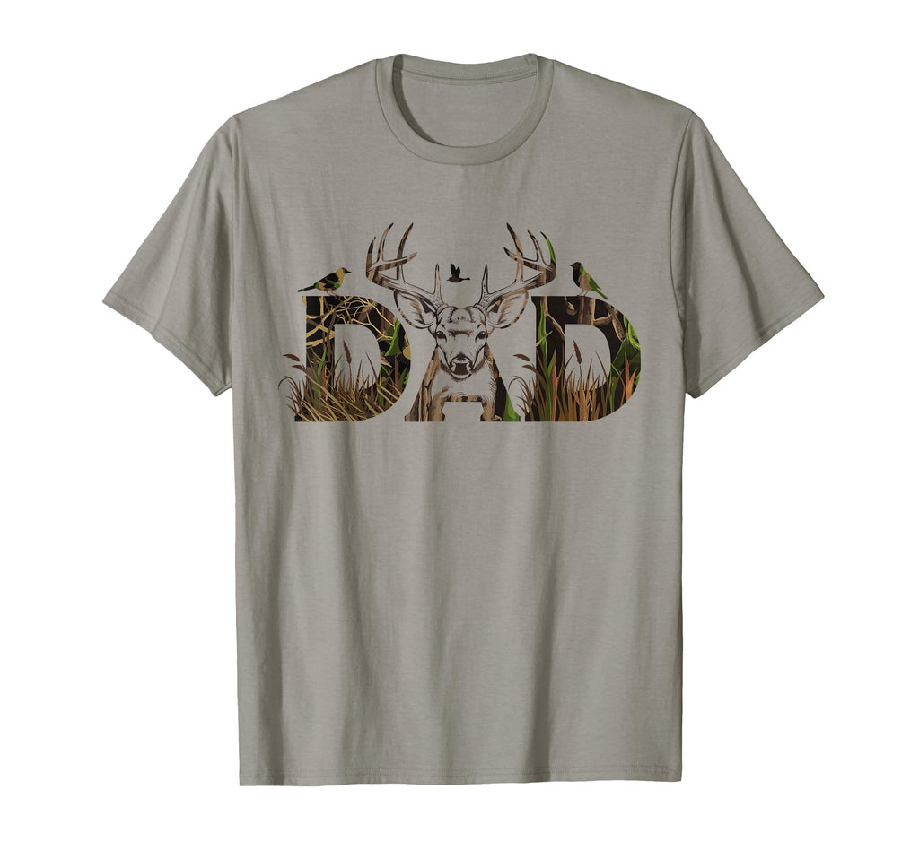 Camo Deer Hunting Dad Hunting Dad T-Shirt - Casual Everyday Wear for Adults - T-Shirt, Sweatshirt, Hoodie