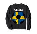Sweden Soccer Game Player Sweatshirt - Casual Everyday Wear Men Women - T-Shirt, Sweatshirt, Hoodie