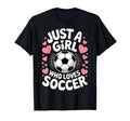 Just Who Loves Soccer Football Player Game T-Shirt - Trendy Graphic Unisex - T-Shirt, Sweatshirt, Hoodie