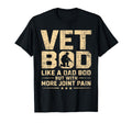 Vet Bod Like Dad Bod Funny Veterans T-Shirt - Custom Art Print Unisex - T-Shirt, Sweatshirt, Hoodie