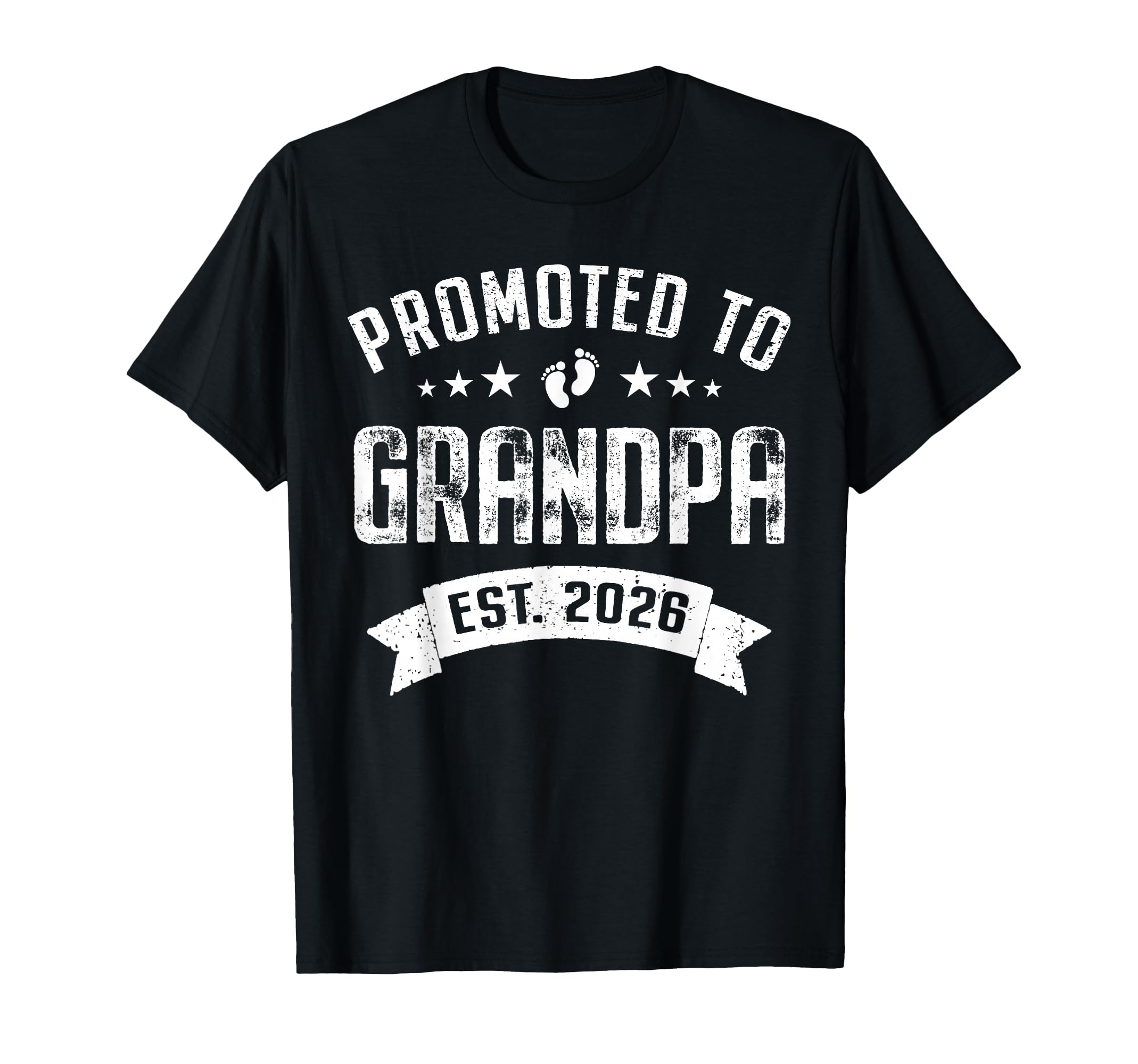Promoted To Grandpa Est 2026 Soon T-Shirt - Aesthetic Graphic for Adults - T-Shirt, Sweatshirt, Hoodie