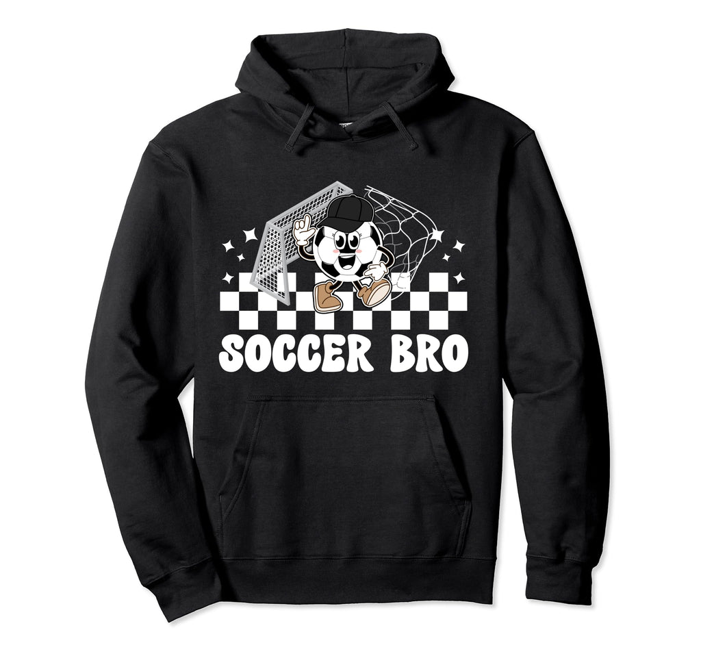 Soccer Bro Best Soccer Brother Soccer Hoodie - Graphic Print Unisex - T-Shirt, Sweatshirt, Hoodie