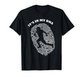 Its My Dna Football Player Fingerprint T-Shirt - Trendy Graphic Unisex - T-Shirt, Sweatshirt, Hoodie