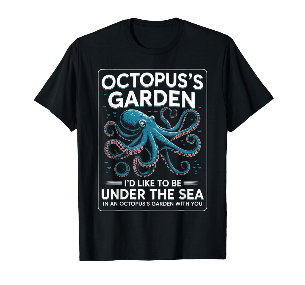 Octopuss Garden Marine Biologist T-Shirt - Trendy Graphic for Adults - T-Shirt, Sweatshirt, Hoodie