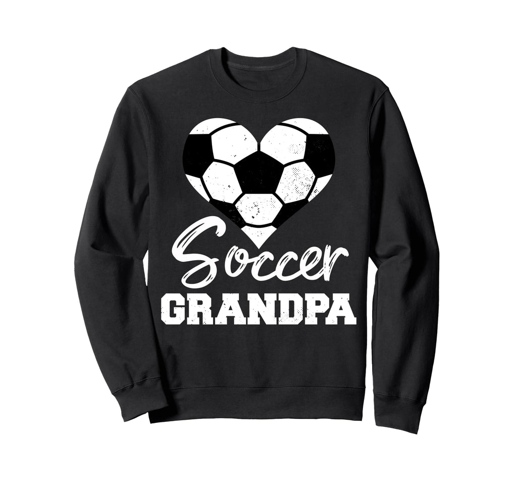 Soccer Grandpa Heart Funny Soccer Sweatshirt - Trendy Graphic Unisex - T-Shirt, Sweatshirt, Hoodie