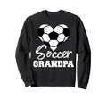 Soccer Grandpa Heart Funny Soccer Sweatshirt - Trendy Graphic Unisex - T-Shirt, Sweatshirt, Hoodie