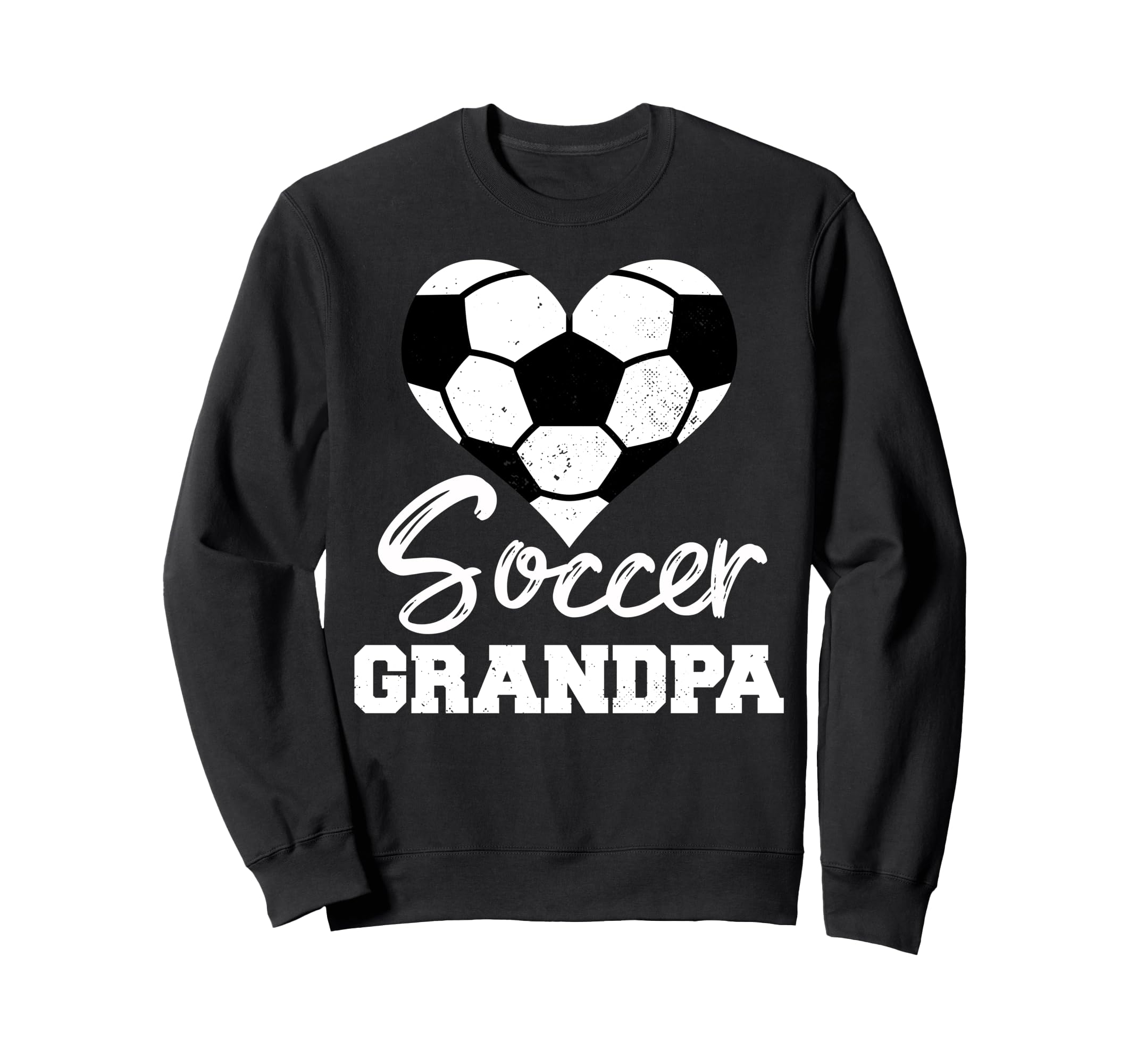 Soccer Grandpa Heart Funny Soccer Sweatshirt - Trendy Graphic Unisex - T-Shirt, Sweatshirt, Hoodie